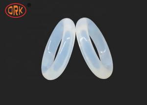 Quality Translucent Good Elongation Clear Silicone O Rings FDA For Coffee Machine wholesale
