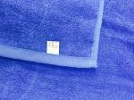 Hot sale blue cotton bath towels for stock pattern sale or logo embroidered