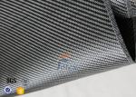 3K 240g/m2 Carbon Fiber Cloth Silver Coated Fabric Engineering Decoration