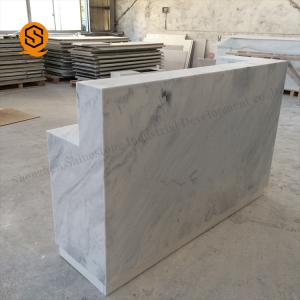 Quality Solid Surface Marble Reception Counter Good Light Transmission wholesale