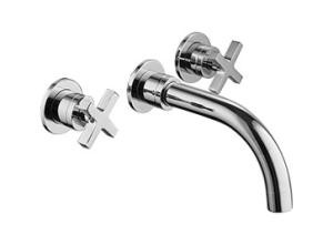 Quality Bathrooms Concealed Wash Basin Mixer Chrome Polished Brass T9088 wholesale