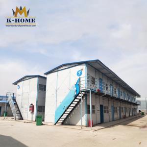 Quality Flat Pack Prefab Steel House For Workers Aluminum Alloy Window wholesale