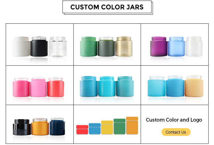 Premium Glass Weed Jar with Straight Sided Design-CR Certified Childproof Jar 1oz 2oz 3oz 4oz 5oz