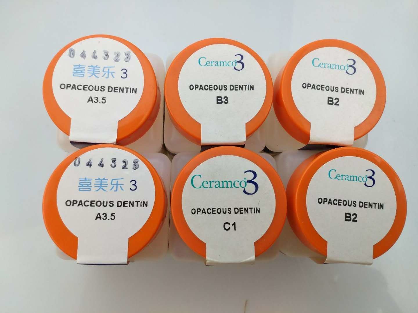Original Dental Medical Material Ceramco 3 Dentine Porcelain Powder