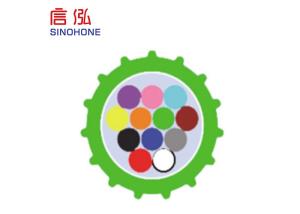 Quality Non Metallic Air Blown Fiber Optic Cable Stable Structure Less Manpower wholesale
