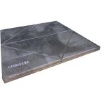 400*400*23mm Impact Walls 65HRC 28.7kgs Bimetallic Wear Plates