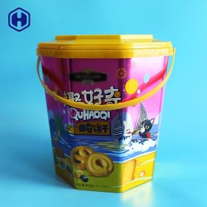Quality Large Gallon 1.96 IML Bucket 8250 ML Plastic Huge Plastic Cookie Containers wholesale