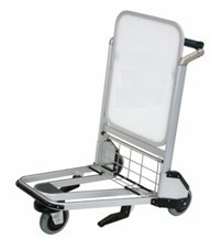 Portable 3 Wheels Smart Cart Airport , Luggage Cart Trolley For Hotel Staff, Airport Luggage Trolley