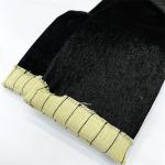 67 inch Black Jacquard Denim Fabric Vogue 13.2Oz Fastness Stripe