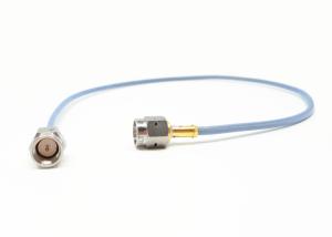Quality RF Custom Microwave Coax Cable Assemblies Au Plated 50Ω Impedance wholesale