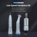 25000rpm Dental Handpiece Set Internal Water Spray Air Motor Contra Angle
