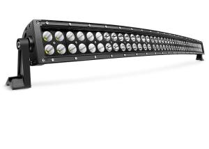 Quality 16800LM Black Curved LED Light Bar For Universal Car Model Power Saving wholesale