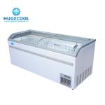 Electric Powered Supermarket Island Freezer R22/R404a Refrigerant