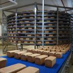 Plastic and Stainless Steel Spiral Cooling Tower Bakery Equipment