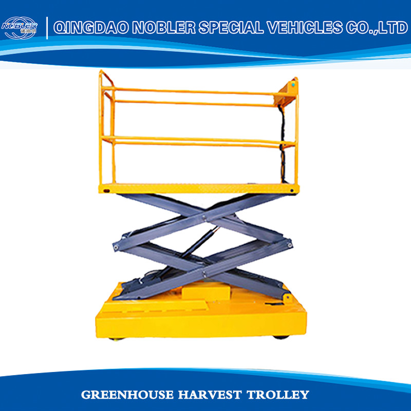 Electric Greenhouse Harvest Trolley Vegetable Automatic Lifting System Metal Material