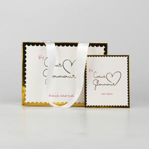Quality Custom Small Gift Bag Jewelry Bag Small Paper Bag Luxury Gold Foil Packaging Bag wholesale