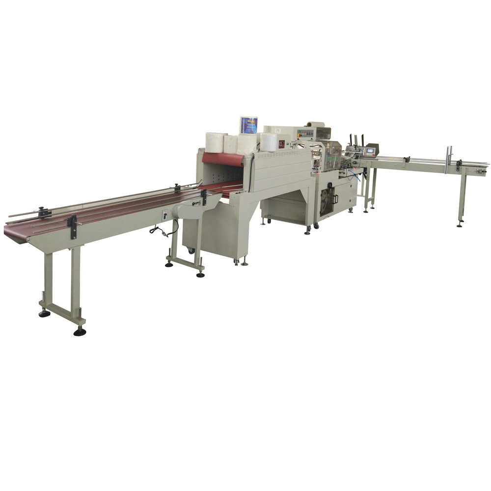 Good Price Maxi Roll Automatic Toilet Tissue Paper Shrink Packing Machine
