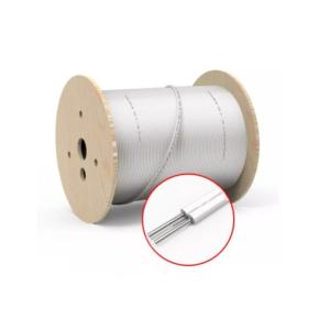 Quality Steel Central Strengthen Member FTTH LSZH Square Outdoor 2X5 2X3 Indoor White Fiber Optic Optical Drop Cable wholesale