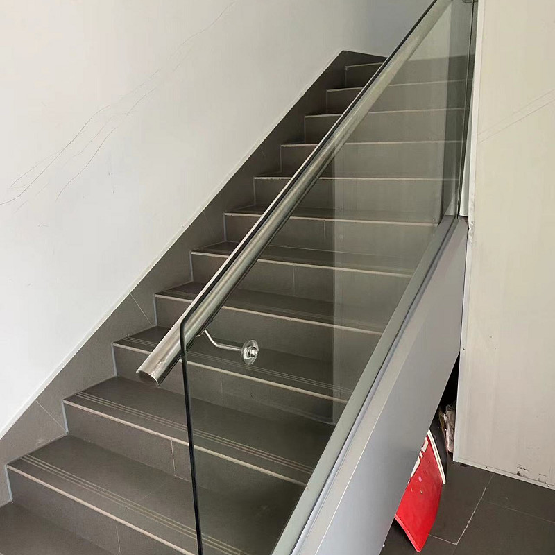 High Speed Rail Mounted Balcony Protection With Stainless Steel / Aluminum