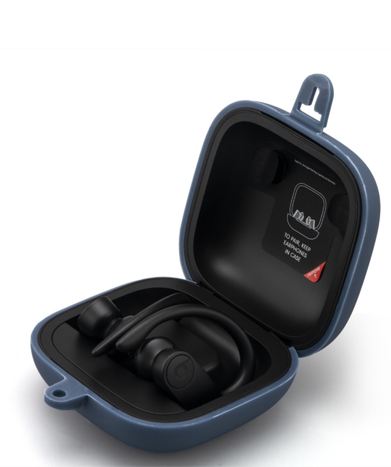 Pure Color Silicone Full Protective Anti Shock Cover Case For Beats Powerbeats Pro