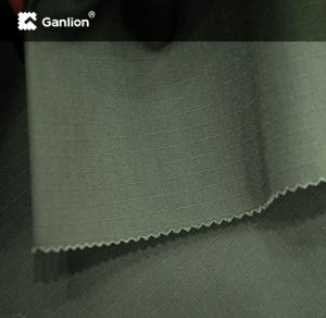 Quality 180GSM Nylon Cotton Spandex Anti Bacterial Fabric Ripstop 2*2 wholesale