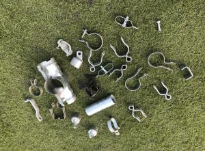 Galvanized Chain Link Fencing Hardware Super Highway ISO9001 CE