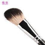 A28 SGS Fine Goat Hair Contour Makeup Brush With Smooth Copper Ferrule