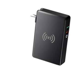 Quality interchangeable plugs wall charger 10000mAh wireless power bank wholesale