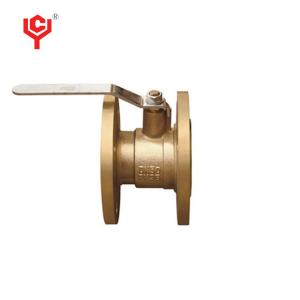 Quality Manual 2 Inch Brass Gate Valve Ball 2 Way Flanged For Liquid wholesale