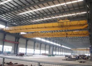 Quality LH Type Mobile Electric Double Girder Overhead Crane 50Ton with Electric Trolley wholesale