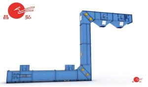 Quality Food Grade Bucket Elevators Grain Chain Conveyor Environmental Protection wholesale