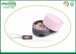Gift Packaging Round Cardboard Hat Boxes , Bouquet Flower Decorative Round Hat