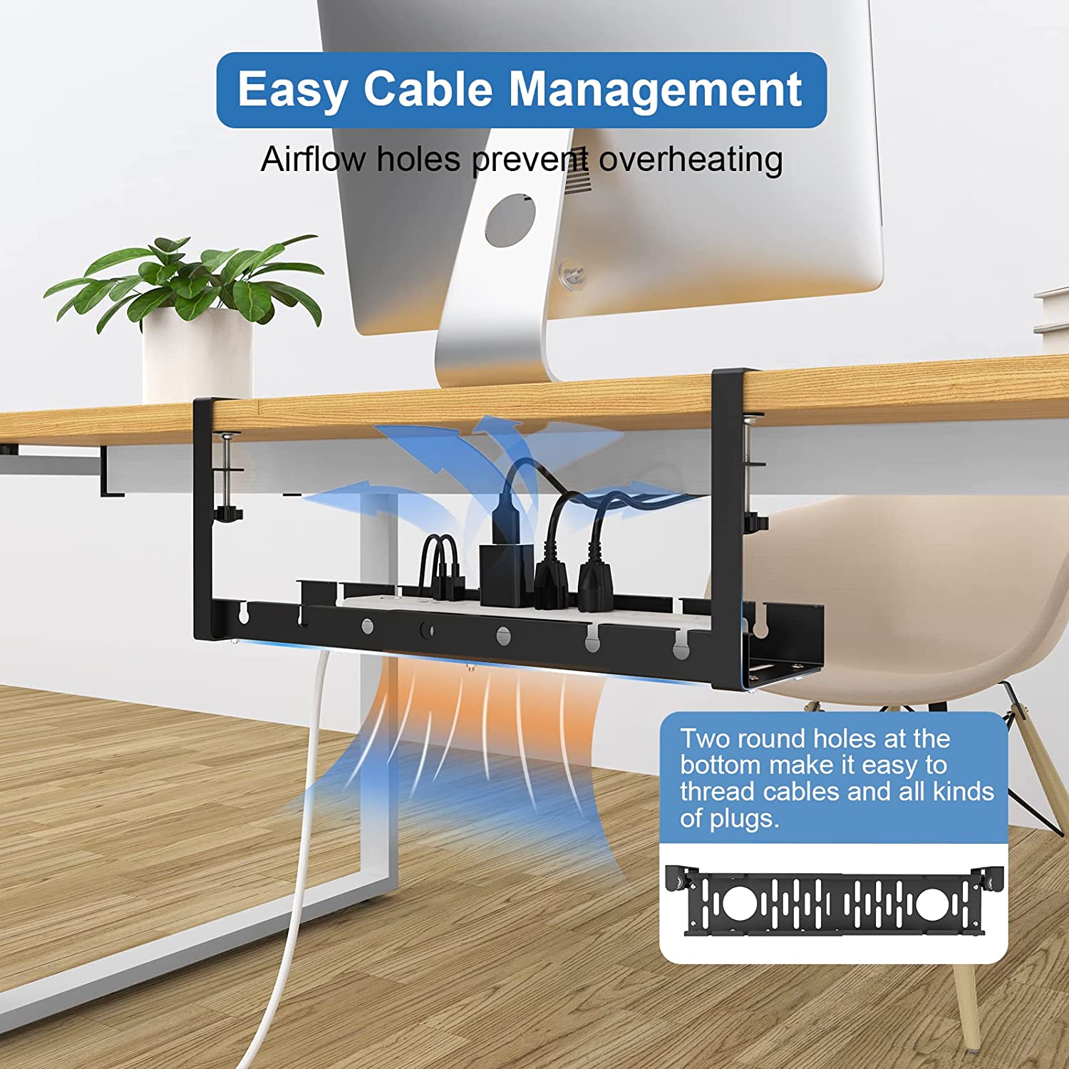 Raceway Wires Cable Tidy Organizer Storage Holders Racks Supporting Fixed Retractable