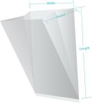 Plastic Cellophane LDPE HDPE Side Gusset Bags Resealable Clear Flat