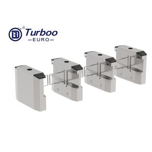 Quality Smart Pedestrian Swing Gate 304 / 316 Stainless Steel 35w Drop Arm Turnstiles wholesale