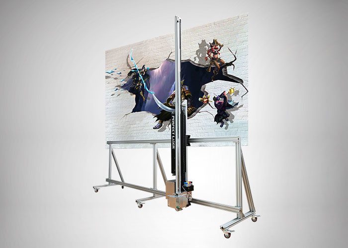 3D Photo 10ML Ink 9600DPI Vertical Wall Printer USB2.0