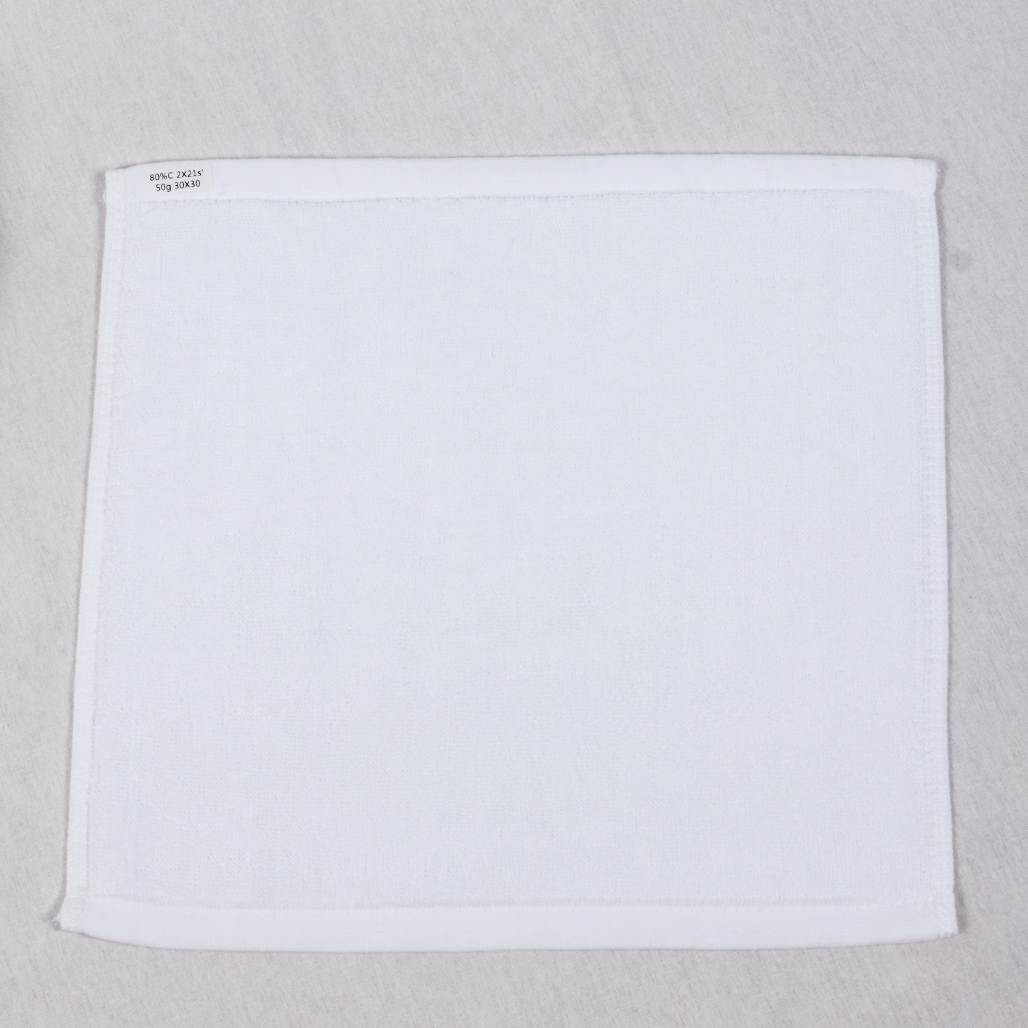 Hemmed Hotel 50g/Pc Plain White Hand Towels