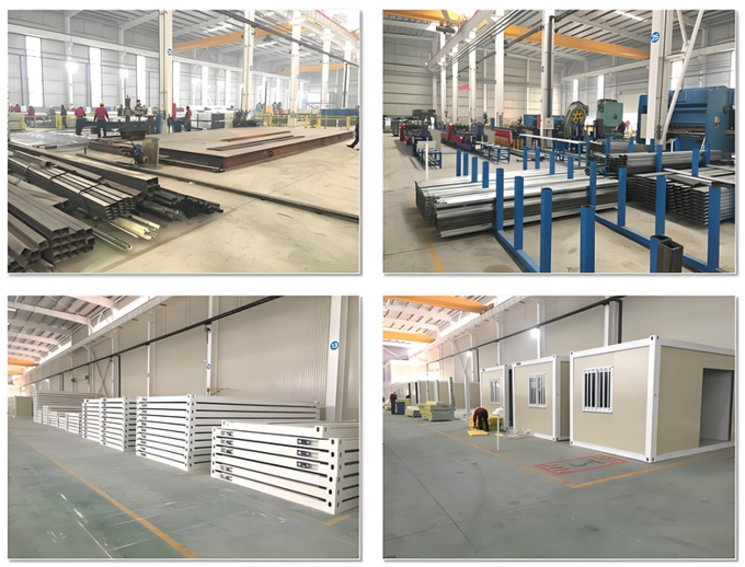 Galvanized Steel Safe Folding Container House 10ft Easy Installation & Transportation 4