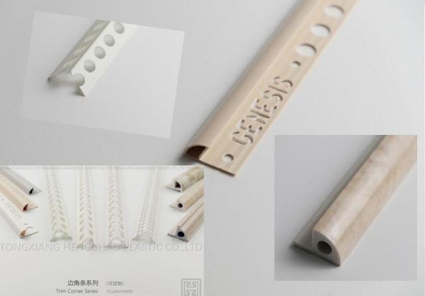 Cheap Inside PVC Corner Profile , Pvc Trim Moulding Window Trim For Decoration for sale