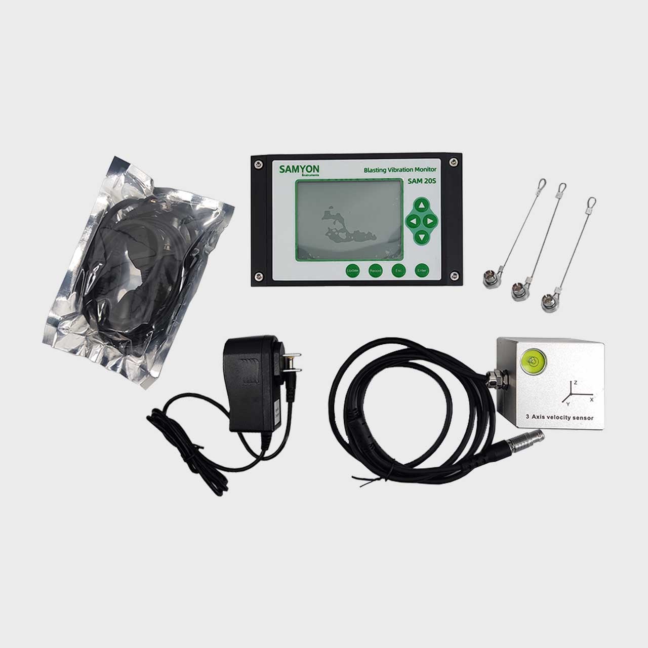 Continuous Lcd Blast Monitoring Equipment Automatic / Manual