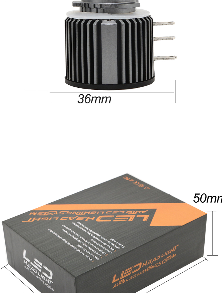OEM ODM Car LED Light Bulbs COB DOB CSP 3570 Led Chips 3000K 4300K 6000K 8000K