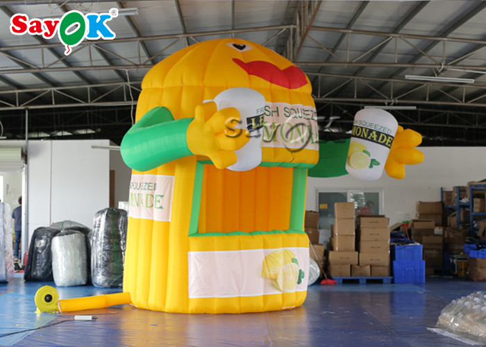 Inflatable Work Tent PVC 3*3*4mH Inflatable Lemonade Stand Tent