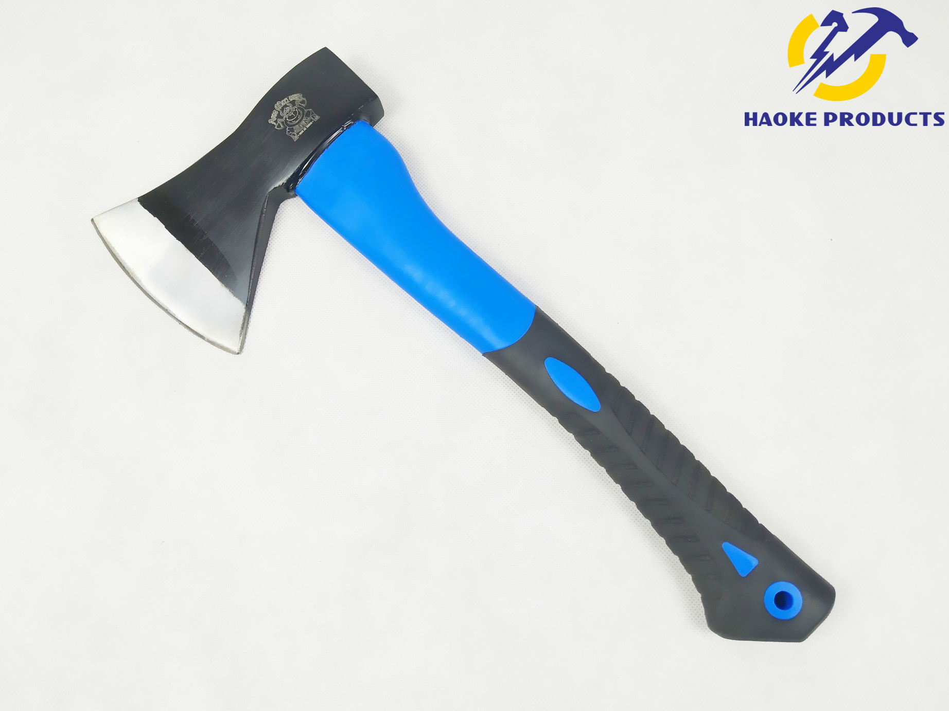 600G Size Forged Carbon Steel Materials Throwing Axe With Color TPR Handle (XL0136)