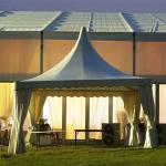 Arabian Water Proof PVC Pagoda Tent 4x4m Canvas Garden Gazebo