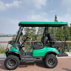 Quality Off Road Wheel Electric Golf Caddy 4 Wheel Disc Brake 10 Inch TFT IP66 CARplay Display wholesale