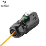 Outdoor Optical Fast signal Connectors Cable M24 Fiber Optic Light Connector