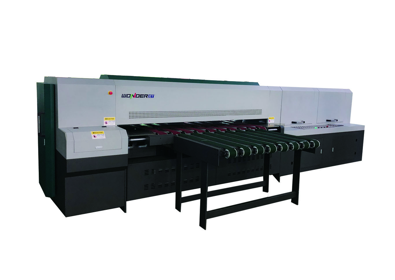 Corrugated Carton Digital Inkjet Printer Single Pass Black Color Fast Speed