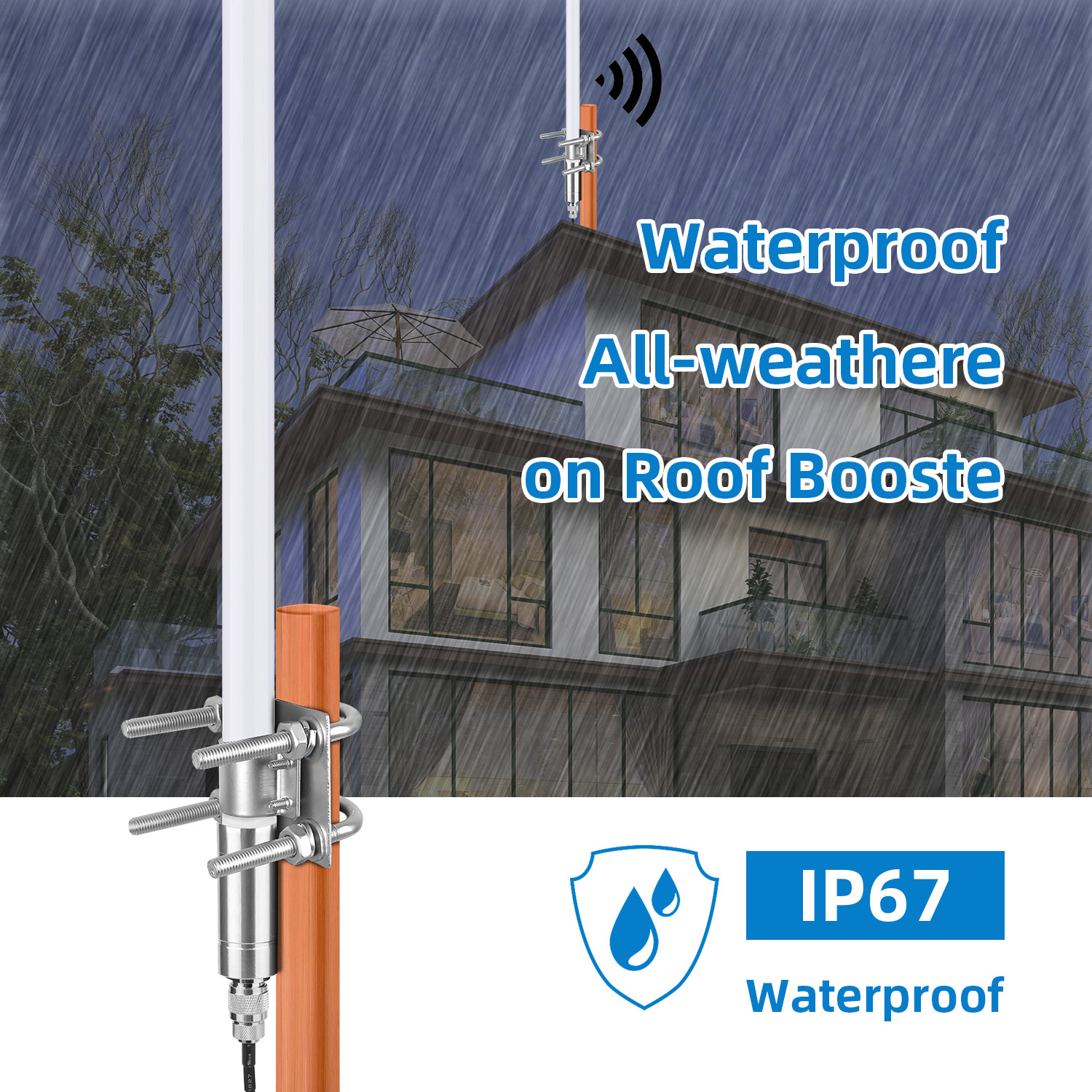 868mhz 9dbi 8dbi 4dbi Bobcat Rak Nebra HNT Helium Hotspot Indoor Outdoor Fiberglass Omni Lora Antenna Kits