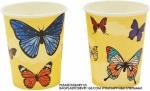 Birthday Party Decoration Festival Tableware Paper Plates Cups Purple Butterfly