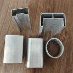 Interior Stair Aluminum Handrail Profiles For Glass Roof Slotted Tube